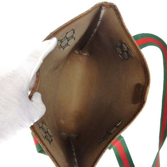 GUCCI PLUS Supreme Web GG Monogram tote Bag - Picture 8 of 11